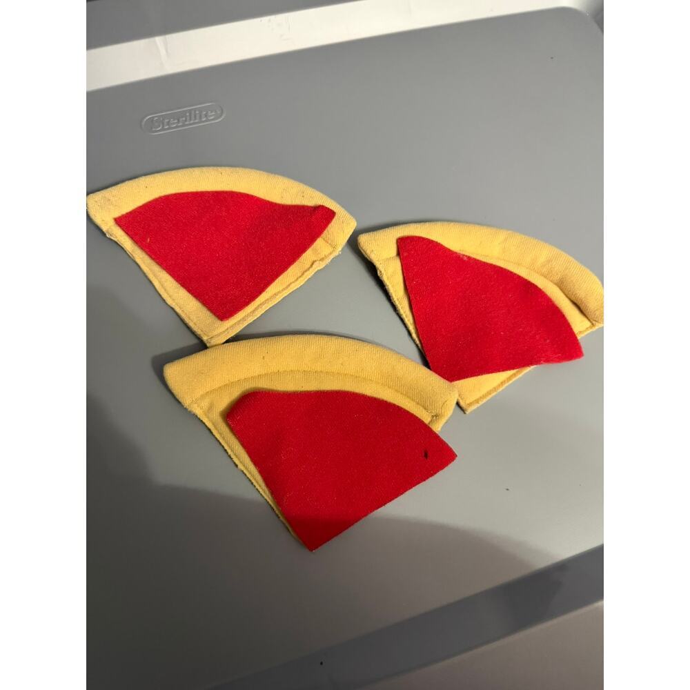 Melissa‎ and Doug Replacement Pizza Crust Sauce Felt Food Pieces